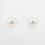 Aretes de oro 10 k con perla 6mm