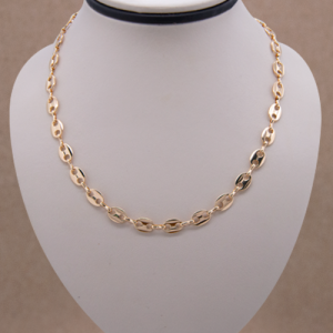 Collar corto diseño marinero en oro laminado