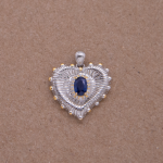 Dije de corazón con Zafiro