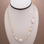 Collar mediano de perlas cultivadas