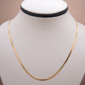 Cadena de acero diseño plano