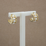 Arracadas chicas con perla