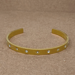 Pulsera bangle con circones