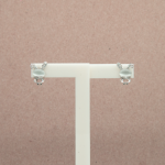 Arete de conejito en piedra cat eye