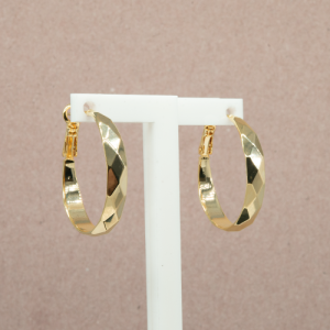 Arracada textura rombos