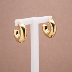 Arracadas medianas huecas