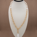 Collar de perlas con dije de Perla Núcleo