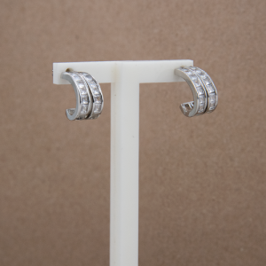 Arracadas medianas diseño curvo