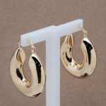 Arracadas grandes tipo chunky