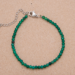 Pulsera de ágata verde