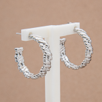 Arracadas medianas diseño lineas