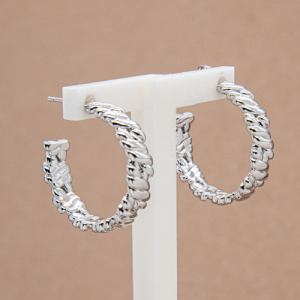 Arracadas medianas diseño lineas