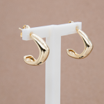 Arracadas chicas diseño curvo