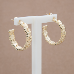 Arracadas medianas diseño lineas