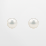 Broquel de oro 10 k con perla mini 2.5mm