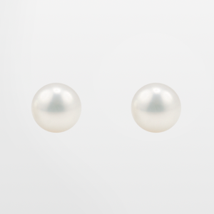 Broquel de oro 10 k con perla mini 2.5mm