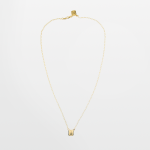 Cadena de escapulario con oro laminado