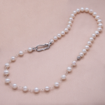 Collar corto de plata .925 con perla fina 8mm